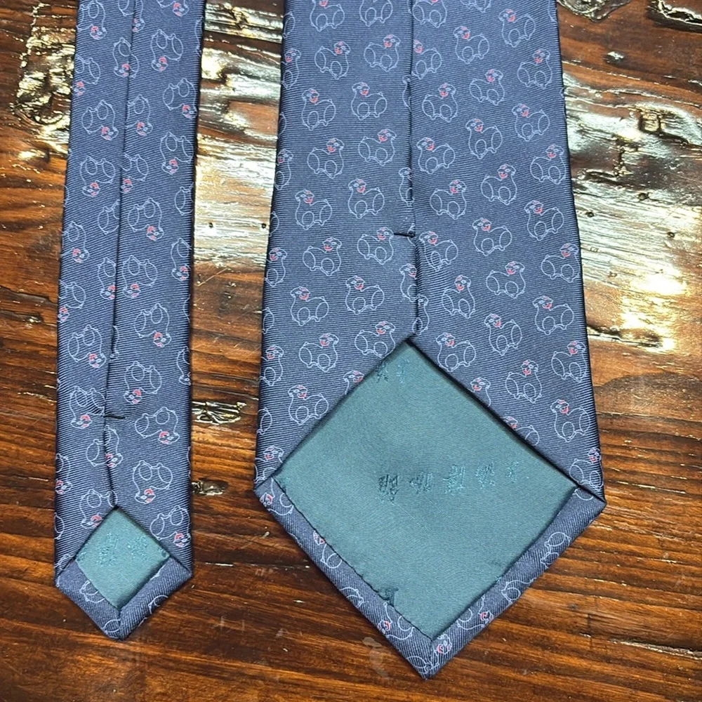 Shanghai Museum‎ Ram Print Tie